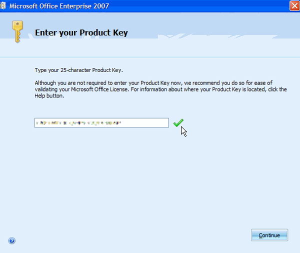 Free Microsoft Office 2007 Key